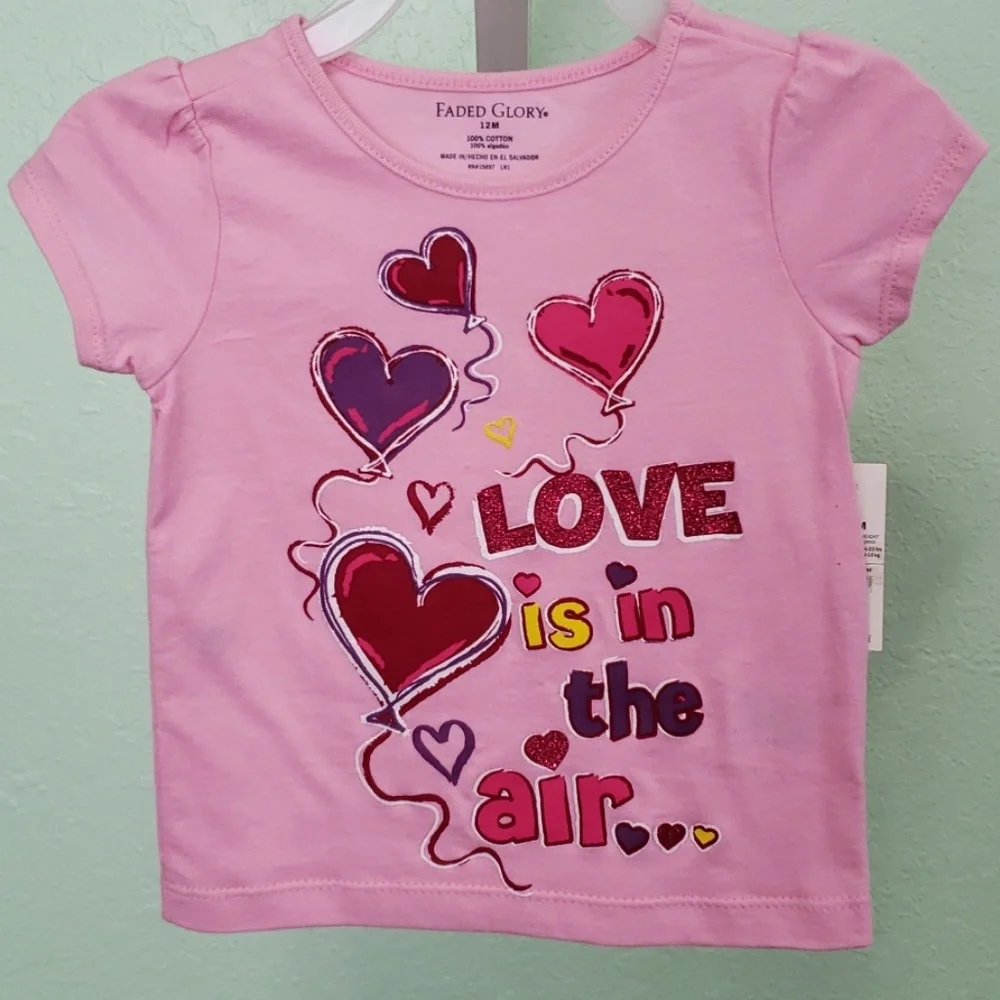 VALENTINE LOVE girls shirt
